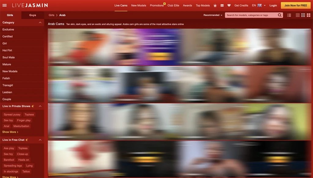 LiveJasmin Arab